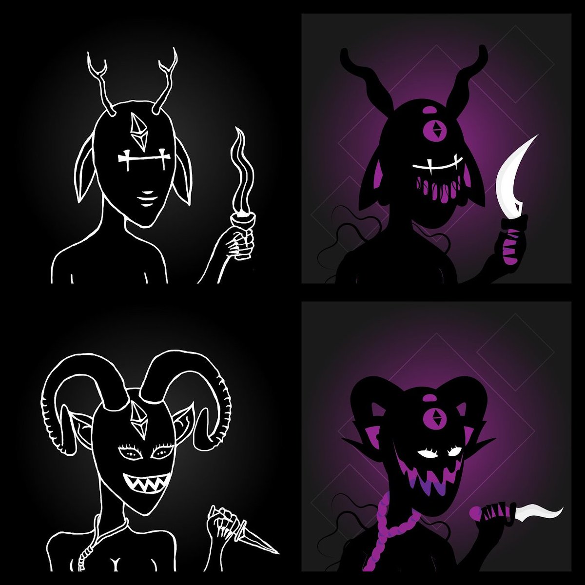 The #TheUnruggening is live!
Look at my stunning community transformed <a href="/HashDemons/">HashDemons</a> 
Special thanks to <a href="/alf_den/">AlfDEN</a> and <a href="/lileddie_eth/">lileddie.eth 🐉 $MON</a> for making this happen!