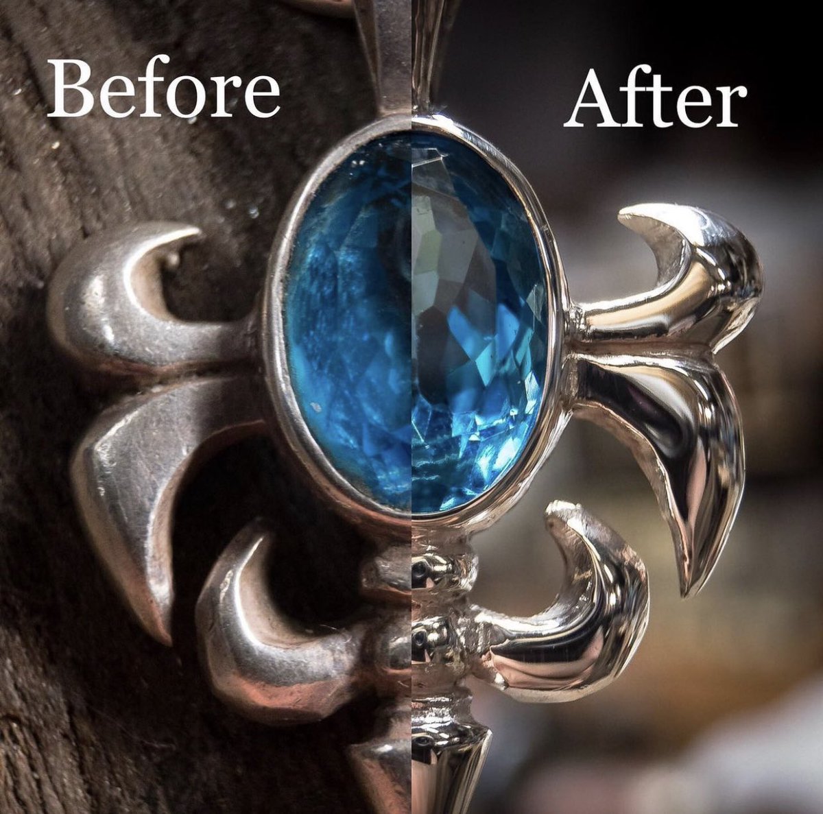 CrazyPigDesigns's tweet photo. Is your jewellery lacking a little shine? A little lustre? Drop it into store or send it to us for a re-polish which will only take 30 minutes for us to complete.
Any questions email us! 💀✨ 
•
#skull #skullring #silver #silverjewellery #bluetopaz #london #gothic #tudor https://t.co/PGbJtdseZ2