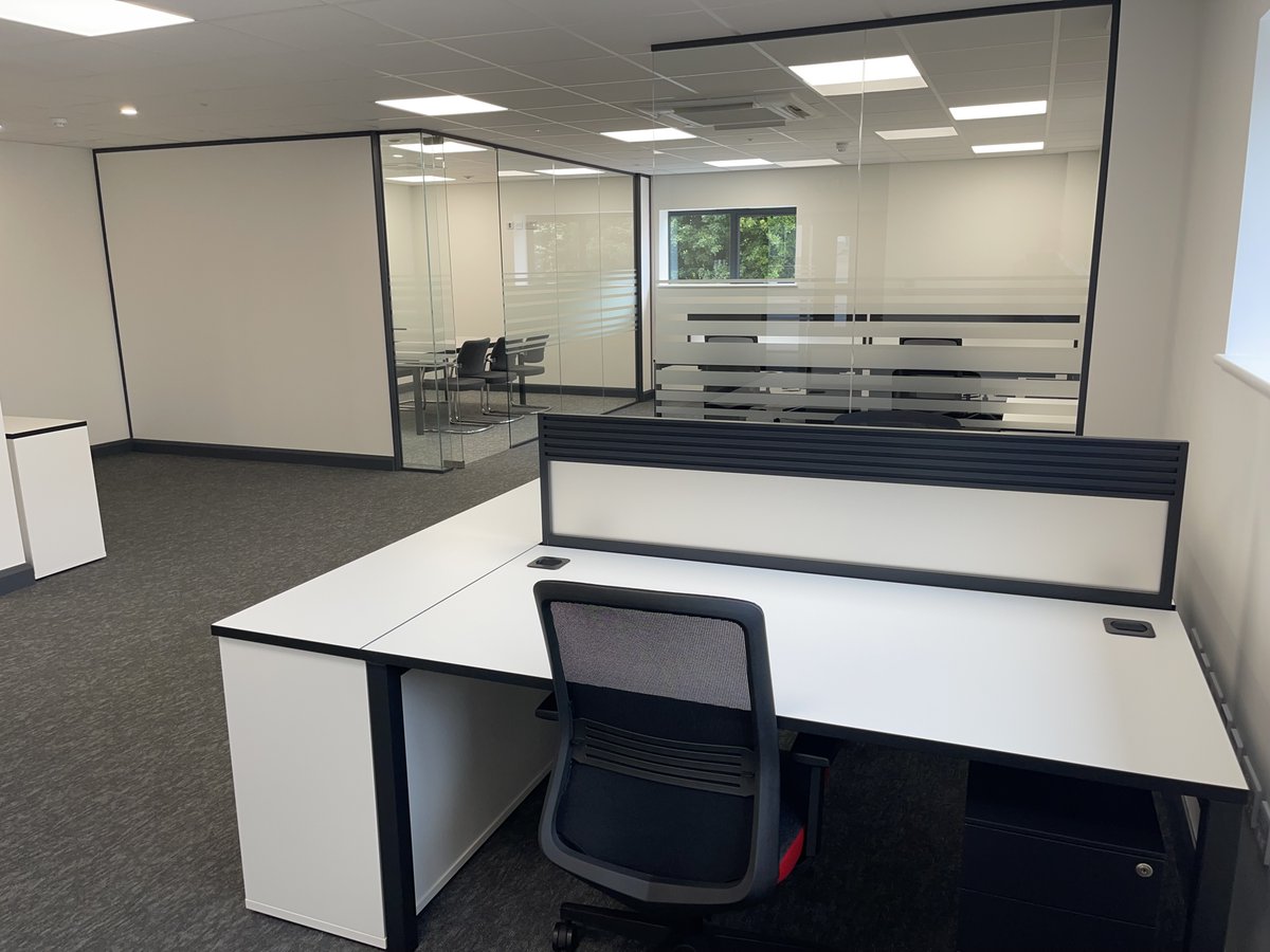 OneSolutn's tweet image. Here's a full turn-key fit-out scheme we recently completed for our clients re-location in Mountsorrel, Leicestershire. Thought we'd share, take a look... #interiordesign #fitout #partitions @Elite_Furniture @camira @TarkettUK