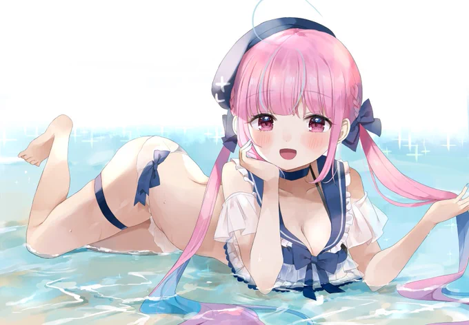 #冬だけどホロ水着 