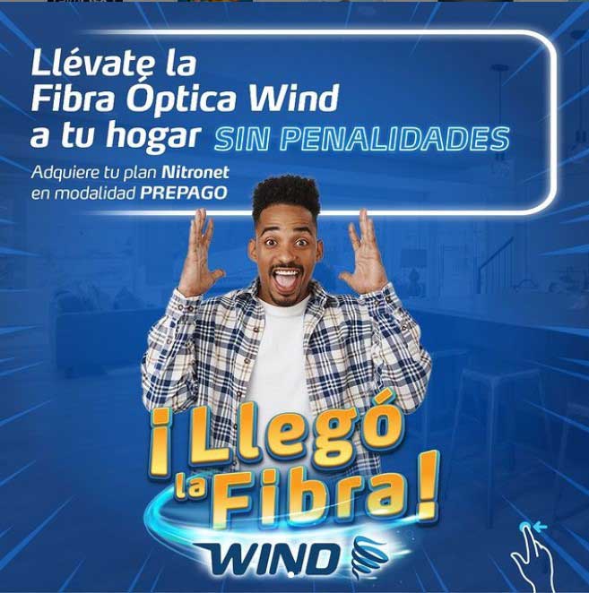 boncheslatinos's tweet photo. Disfruta del único internet fibra óptica en modalidad prepago del país con nuestros planes #Llegolafibra #Nitronet.

*Único plan prepago, sin ataduras ni penalidades del mercado.

*Más velocidades disponibles, contáctanos al 809.200.3000 para más información.

@windtelecom https://t.co/rKg4vH3EzX