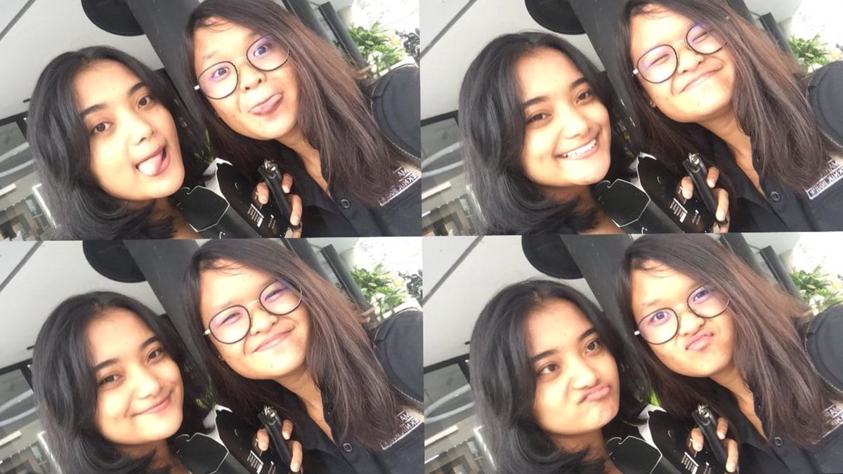 intuuuuun's tweet photo. taun lalu, senyum menghadapi kerja rodi dan kerasnya semester 5 bersama sobat barbar @ivanaartanty_ https://t.co/s51t7lGvbE