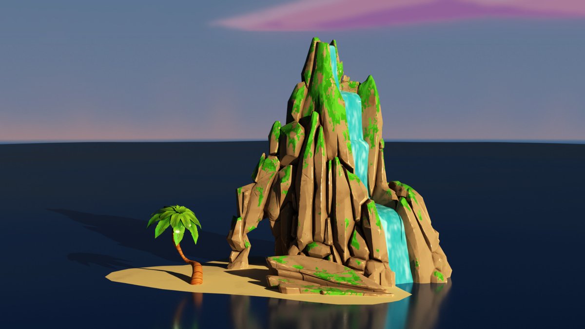 Waterfall Island. It has a treasure behind it! And it is friendship if you found it second!

#indiedev #gamedev #vr #virtualreality #ue4 #gaming
