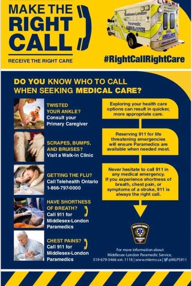 MLPS911's tweet photo. Make the right call when you have a health crisis. #MakeTheRightCall #RightCallRightCare https://t.co/4SGzYUqYQs