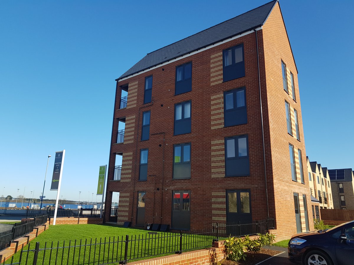 Pathfinder Way, Northstowe, Cambs CB24 1AU:  Exceptionally well presented open plan two bedroom apartment set in purpose built block of eight.  Available 26th January 2022        £1075pcm Deposit £1175 Holding payment: £248     EPC Rating EER: 82 B EIR: 87 B