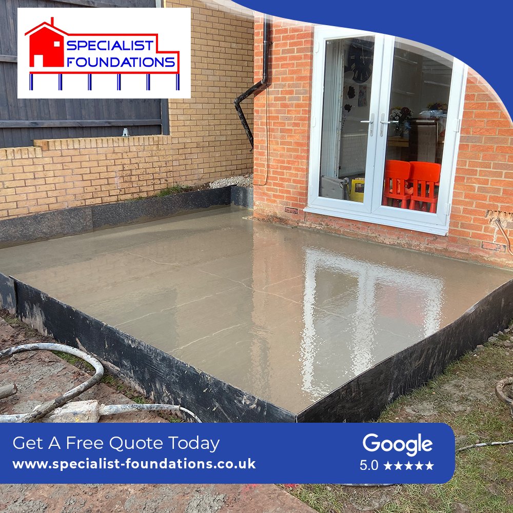LtdFoundations's tweet photo. Single storey extension piled slab before the concrete is overlayed.

01299 270298
https://t.co/QtfHpmGeOU

#specialistfoundations #piling #concretebase #extension #houseextension #shutteredbase #garagebase  #Steelreinforcement #westmidlands #Wocestershire https://t.co/Ugg9Kd7bSB