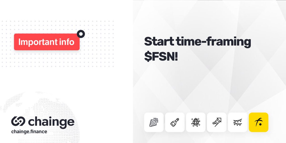 FinanceChainge's tweet photo. 💥 The Earn through Time-Framing feature for $FSN is now back live in the Chainge app! 

💰 Time to start getting those Futures LPs rewards! https://t.co/XzujxYQmct