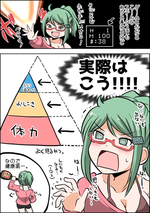 これが一番大事(体力) 