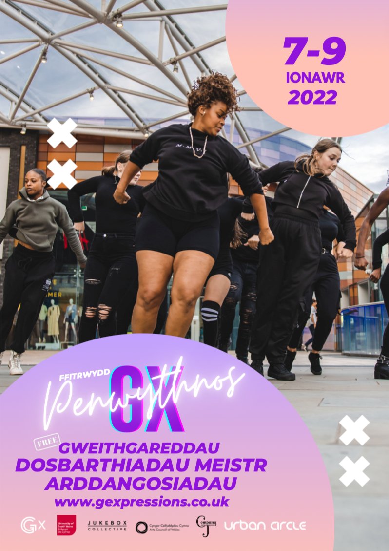 GX_Cymru's tweet photo. Cyfle olaf i archebu lle yn un o weithdai'r penwythnos! Ymuna gyda ni i ddechrau 2022 gyda sgiliau newydd, hyder, hwyl a chyfle i wella'ch ffitrwydd. Ambell sesiwn yn llawn felly bwcio nawr i gymryd rhan! Cofrestra 🎟️👉https://t.co/INe2ru02Ow 🎭🎤💃🕺#Casnewydd https://t.co/XPt2nKoksz