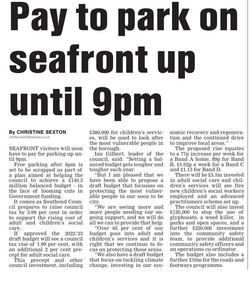 Adv_Island's tweet photo. This year, sadly the free parking after 6PM may no longer be in place, as the council could be pushing it later to 9PM. We understand that this can really affect people's visits to Southend. What are your thoughts on this? https://t.co/qqlo9scao7