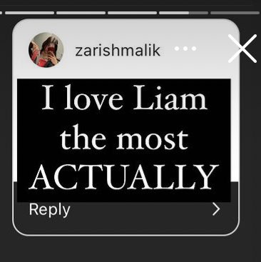 LiamPayneVnzla's tweet photo. 📣| Sashaa Malik (Prima de Zayn Malik) Respondiendo preguntas vía historias de Instagram.

“Amo más a Liam REALMENTE” https://t.co/CKuw2cs8u0