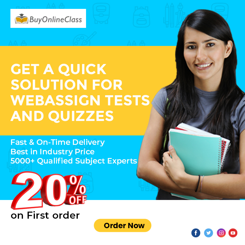 buyonlineclass's tweet image. Our webwork assignment writers are professionals and you can expect only an expert in your discipline will handle the task. 
Get a quick solution for WebAssign tests and quizzes at Buy Online Class.

#webassign #webassignanswer #webassignhelp #quizzes #study #buyonlineclass