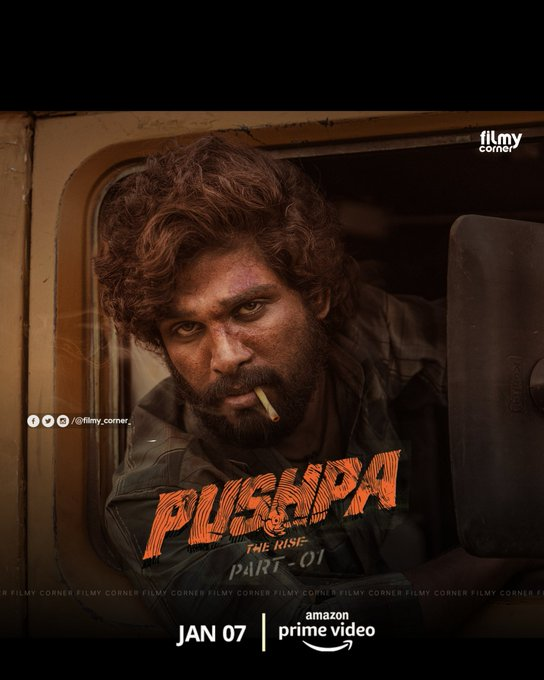 Ganatunesadmin's tweet photo. #Pushpa to release on #AmazonPrime today at 8 pm!

Follow @Ganatunesadmin 

 #PushpaOnPrimeFromToday https://t.co/W0g49bb6sb