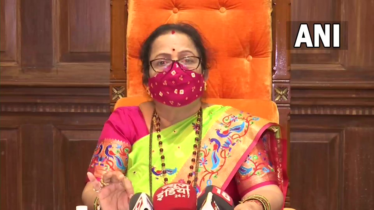 Chief Minister thinks that no lockdown should be imposed. But, people are still not serious &amp; are not wearing masks. People must follow all COVID19 SOPs. Today, there could be a decision on seating capacity to be allowed for restaurants, hotels etc: Mumbai Mayor Kishori Pednekar