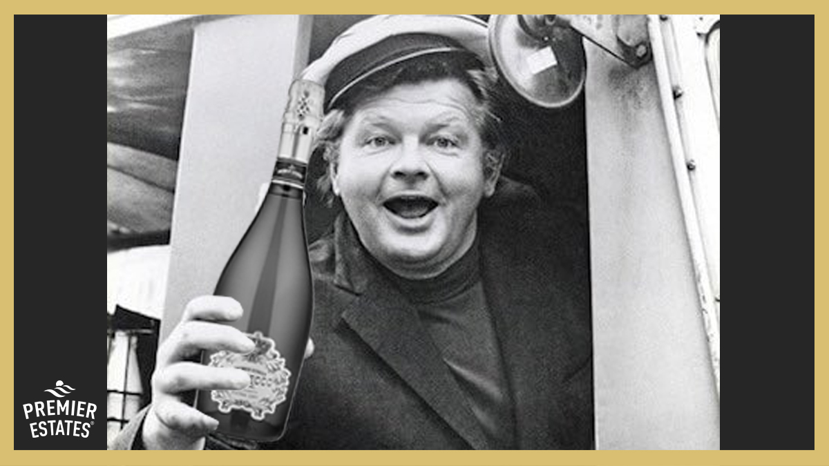 premestateswine's tweet photo. On this day 50 years ago Benny Hill was number 1 in the charts. Can you tell us the name of the fastest milkman in the west?  One person who answers correctly and follows us will be picked at random to #WIN a mystery bottle of our wine. #Competition closes Thurs 13th January 🍾 https://t.co/6DBy5opJtt