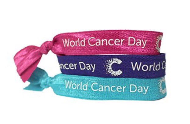 Pick up your World Cancer Day bands in store, and be prepared for February 4th, available in three colours they look really neat, and with your support  we’ll get cancer beat! #WorldCancerDay 
<a href="/CRUKShops/">Cancer Research UK Shops</a>