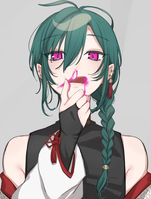 #緑仙はやく見ろ 
「…いってえな。」 