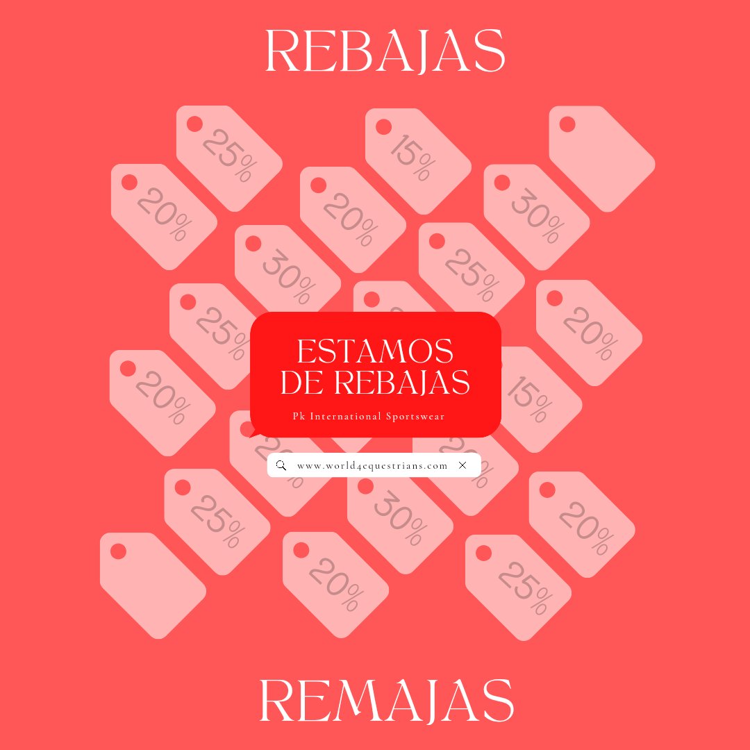 World4Eq's tweet photo. #rebajas #remajas
#gangasecuestres https://t.co/ksZD4Vk4dt