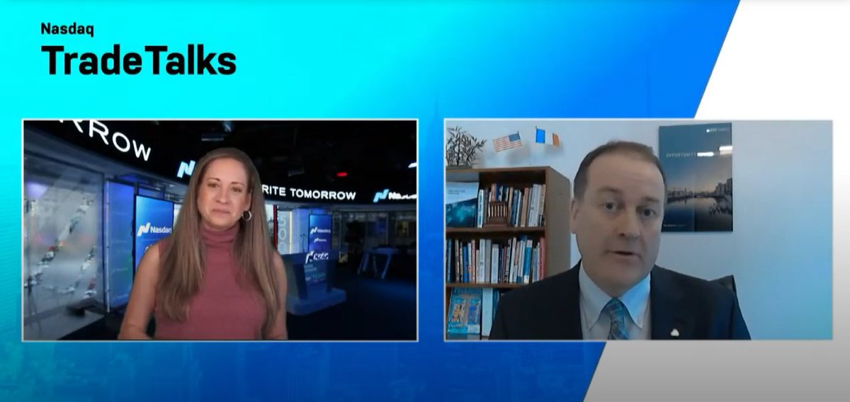 The IMF is forecasting strong growth for 2022, but the biggest challenge will be talent. IDA's Brian Conroy joins <a href="/JillMalandrino/">Jill Malandrino</a> on <a href="/Nasdaq/">Nasdaq</a> #TradeTalks to discuss the global competition for talent &amp; shares tips for companies to overcome this challenge -bit.ly/3zB8yDT