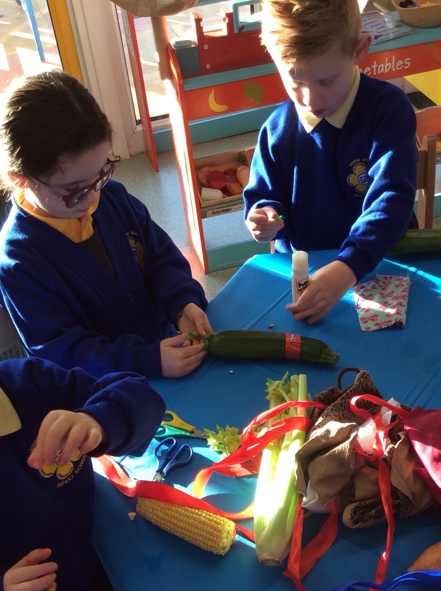 HBInfantSchool's tweet photo. Hendra class have enjoyed exploring the story Supertato so much that they made their own Super Veggies Superheroes. #supertato #superveggies https://t.co/ehTPbSnp41