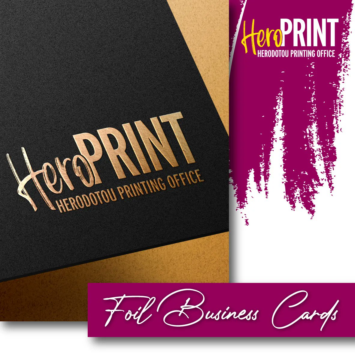 Improve your #CorporateID with different #printing methods.
Use #foil on your #stationery &amp; #businesscards.⠀
Ask us for a quotation!! 📧 info@herodotou.com.cy⠀
#CMYK #ColorPrinting #DigitalPrinting #OffsetPrinting #Limassol #Cyprus #Herodotou #HerodotouPrintingOffice #HeroPrint