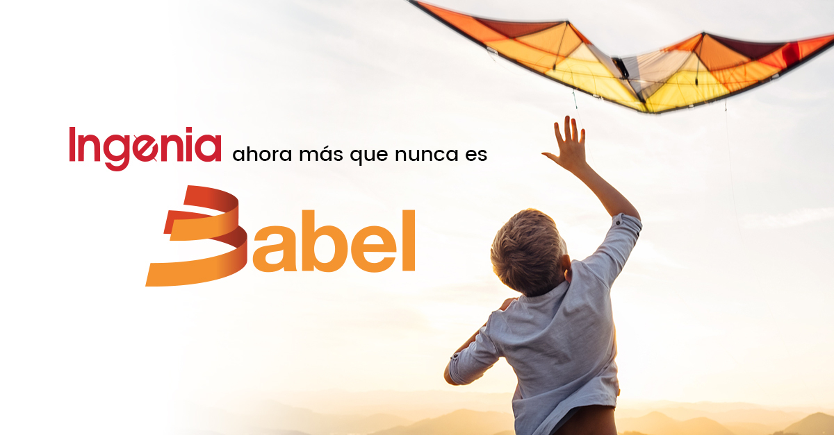 📢Ingenia ahora es <a href="/BABELgrupo/">Babel</a>.
La suma de nuestros equipos multiplica nuestras capacidades y talento. Ahora somos más grandes, más fuertes, más ágiles. Queremos convertirnos en tu partner tecnológico de confianza.
Volemos más alto para llegar más lejos.
🚩babel.es