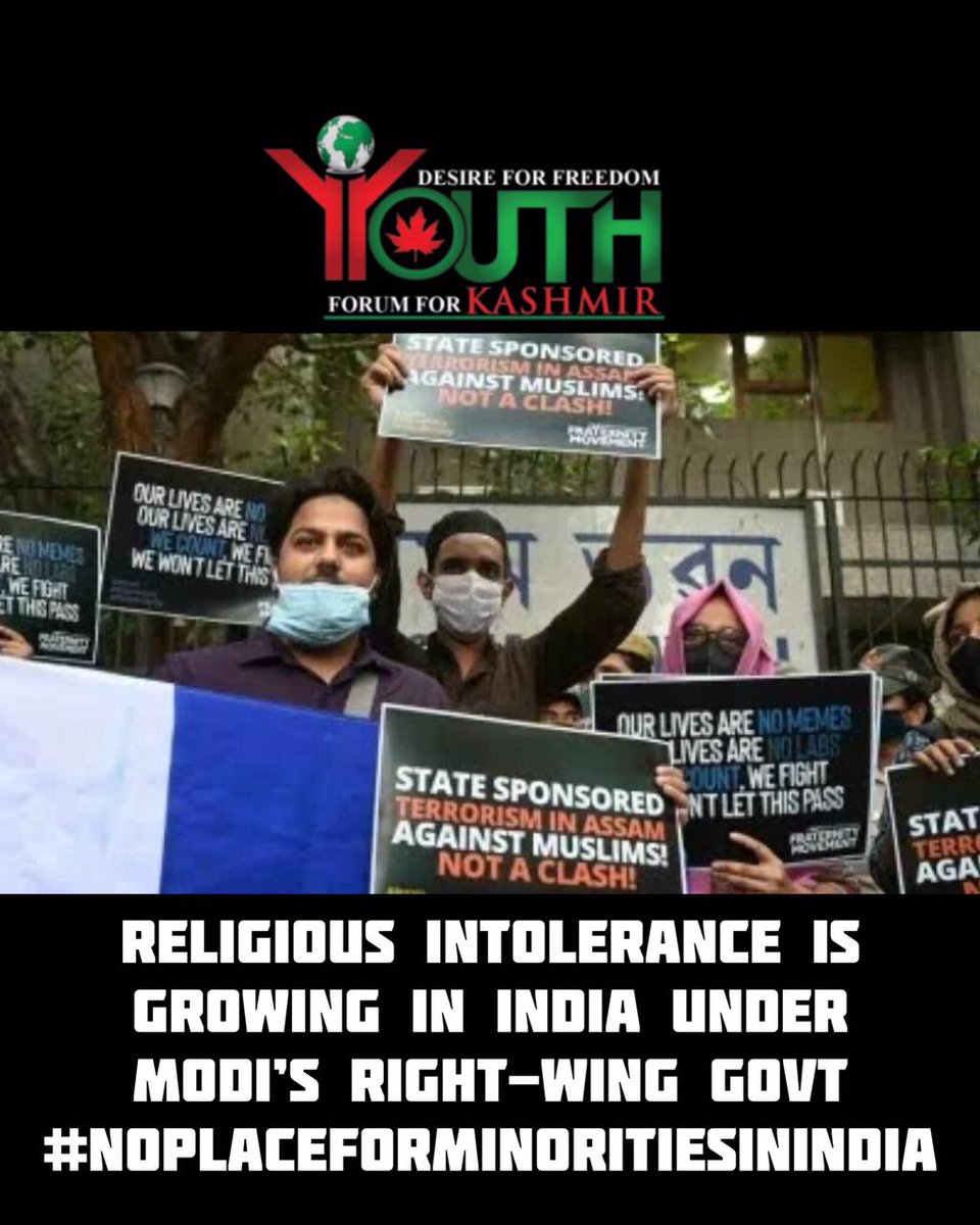 _Ayeshaharoon's tweet photo. #NoPlaceForMinoritiesInIndia https://t.co/OFem7Xx99L