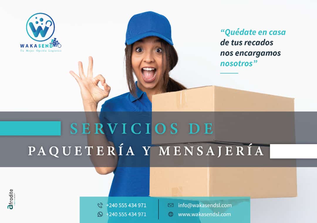 WakaSend's tweet image. ¿Sabías que ahora puedes enviar y recibir sobres y paquetes a domicilio en Luba, Riaba y en todos los pueblos de la isla de Bioko?

WAKA SEND te ofrece un servicio de mensajería y paquetería con tecnología de rastreo o seguimiento del paquete incorporada.