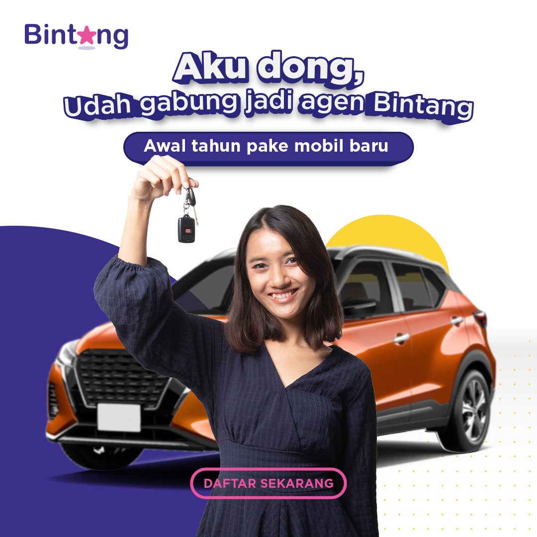 Awal tahun pingin punya mobil baru? Cuan bareng jadi agen Bintang yuk!

Cara kerjanya promosikan selebriti milik bintangcom untuk diendorse ke brand dan dapatkan hingga komisi jutaan rupiah!

Pelajari selengkapnya di bintang.com
