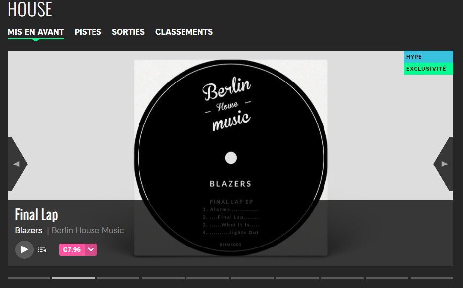 My new EP 'Final Lap' is still featured on <a href="/beatport/">Beatport</a>'s House music page🧡 
Stream it / Buy it here : shorturl.at/ehjJS