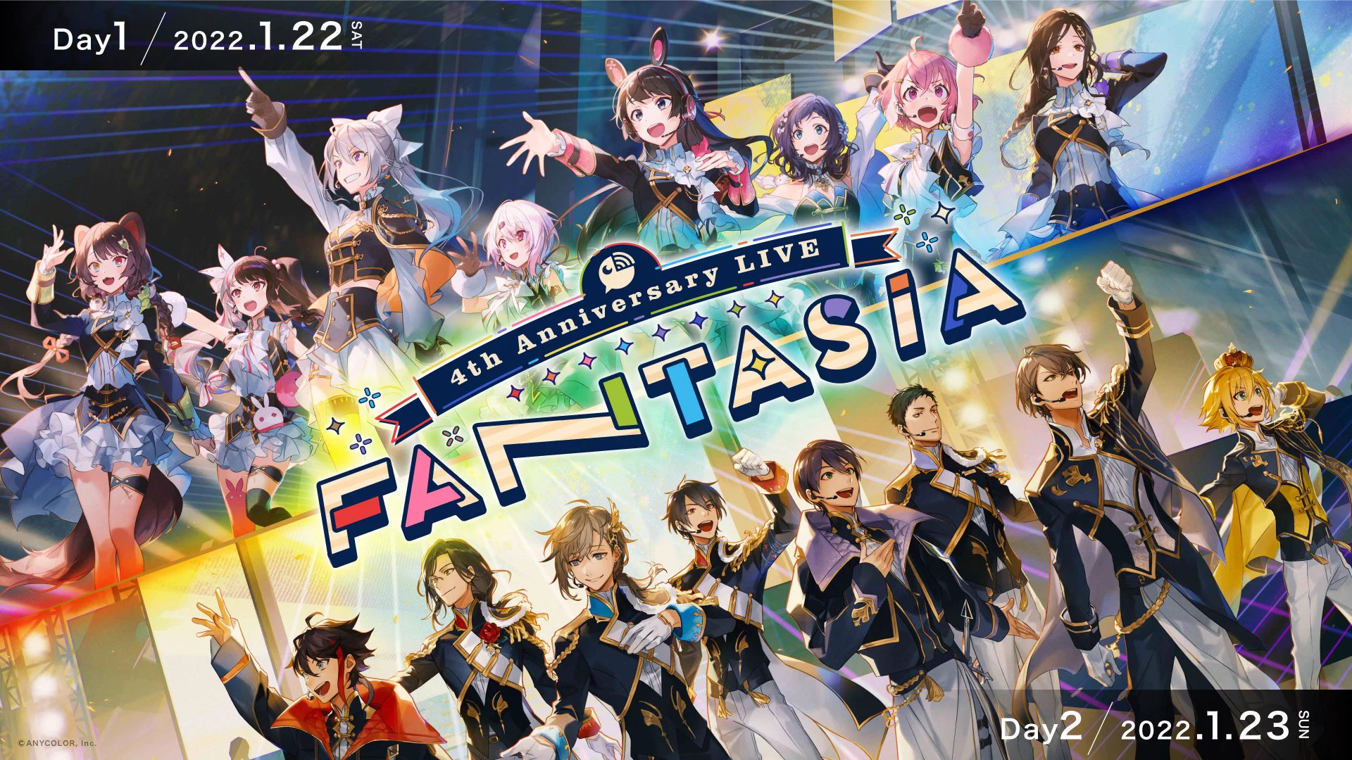 にじさんじ公式🌈🕒 az X-en: „【「FANTASIA」DAY2 見切れ席販売決定