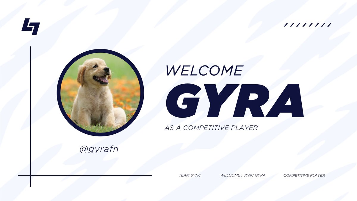 team_sync_gg's tweet photo. Please Welcome @gyrafn as a Competitive Player! https://t.co/eokCKqShgj