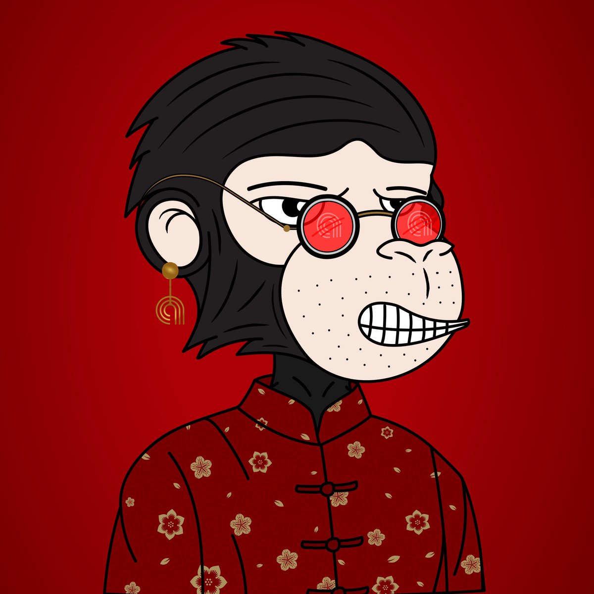 arp_indonesia's tweet photo. A Cheongsam Monkey creative
Since the Chinese new year is approaching.
@arp.indonesia or the name #MONKEYCREATIVE from ARP has replaced the very typical 'CHEONGSAM' styled shirt, and the typical glasses worn by BOBOHO.
So, what do you think about this new look? #nft #buythedip https://t.co/BClaDoeoIt