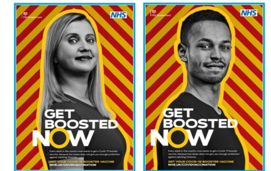 alwaysinacrisis's tweet photo. There's something about the booster posters that make me trust the government a little bit less than I already do. https://t.co/ei2vWTSUQa