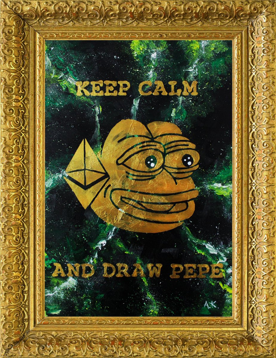 Check my new art "golden #pepe" at @withfnd
Fully handmaded by acrylic paint on canvas😎
Love #frogfam <a href="/jaggedsoft/">jagged</a> 🐸❤️
#pepethefrog #nft #NFTartist #NFTCommunity
foundation.app/@Gudvin/~/1278…