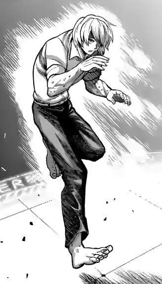 KataharaRetsudo's tweet photo. It seemed like he didn't want to fight her head-on, avoiding a direct clash. However a smile appeared on his face while he was retreating.

"Is this all you've got?" https://t.co/bc7dg6YCle