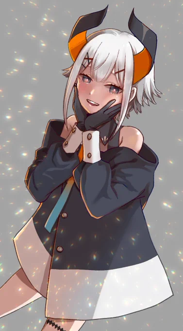 お題箱「にじさんじ所属のレヴィ・エリファちゃんを描いていただけたら嬉しいです🙏」 