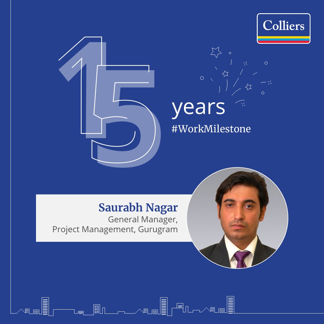 colliers_ind's tweet photo. 🏆Congratulations to Saurabh Nagar for completing fifteen years in our organisation. Truly an enviable #milestone.

To #seewhatcouldbe with a #career with Colliers India https://t.co/Z0ZJe7DrcI https://t.co/rg4nXkKOaF
