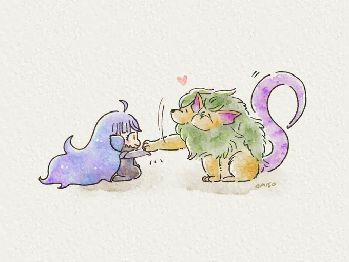 お手💁‍♂️🐶🐶
 #真・女神転生V 