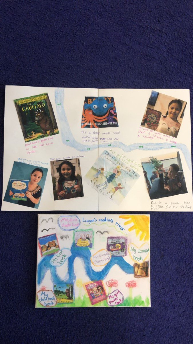 Avondale_Park's tweet photo. Happy New Year! Year 3 have spent time over the Christmas holidays creating their own Reading River 🌊 They thought carefully about the different times of day that they read and what their favourite books are. 📖 #readingriver #books #Reading https://t.co/VAyZabsjgB