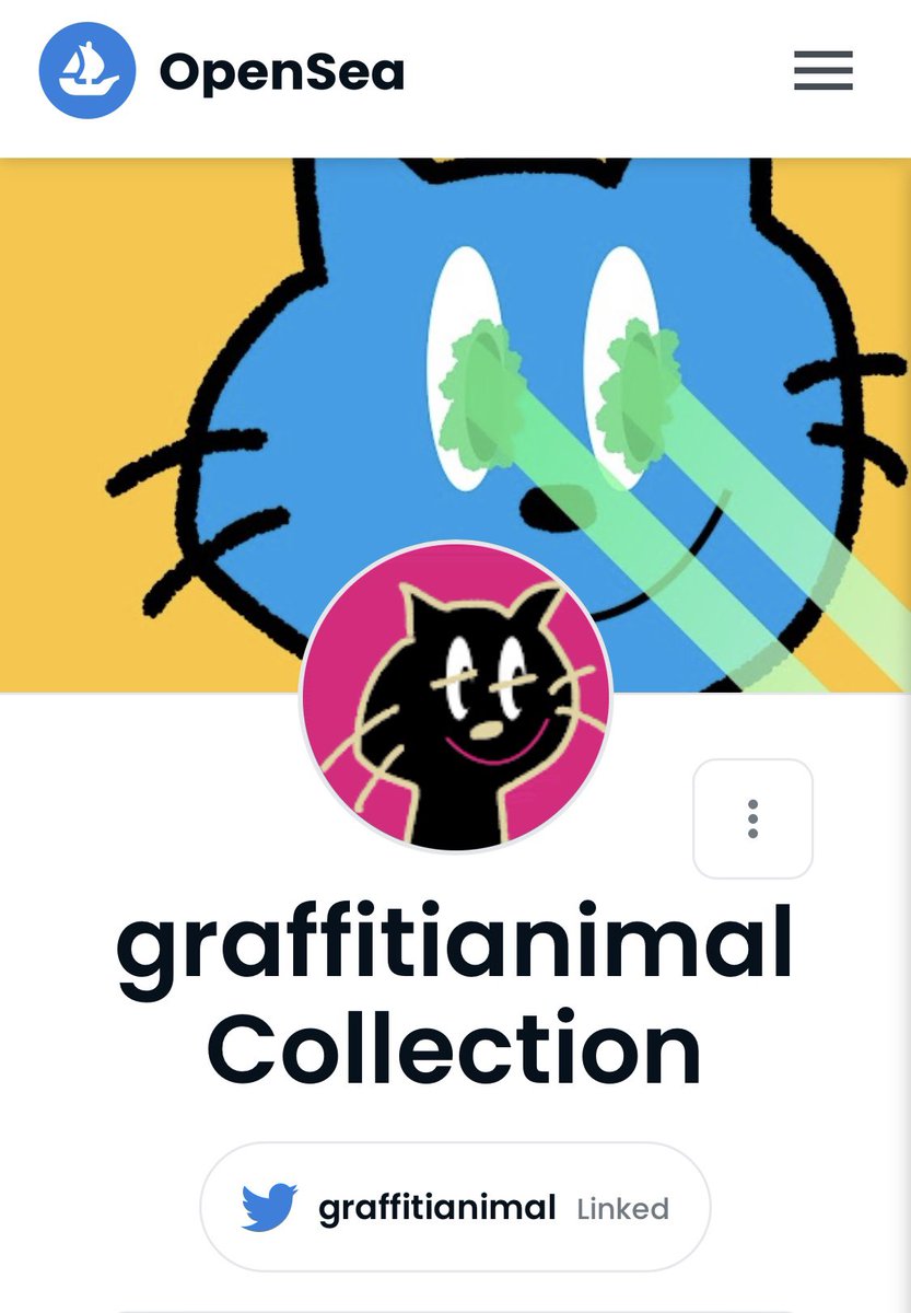 graffitianimal's tweet photo. とりあえず自分のNFTコレクションに
Twitterリンクしました

#opensea https://t.co/cJHBPcOTcg