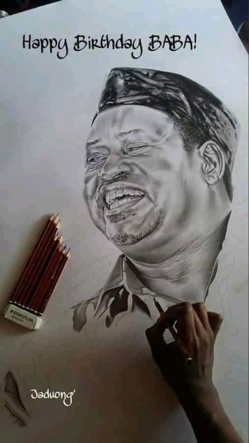 Happy birthday Jakom Raila Odinga. 
Aging gracefully.
The Enigma. 