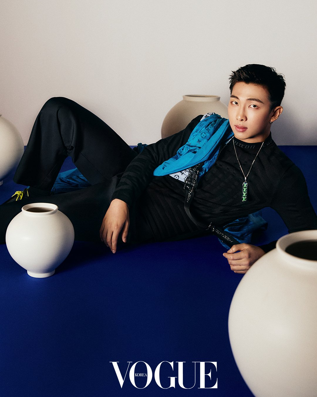 LOOK AT HIM”: BTS' RM's fans lavish praise as Vogue Korea drop additional  pictures and interview