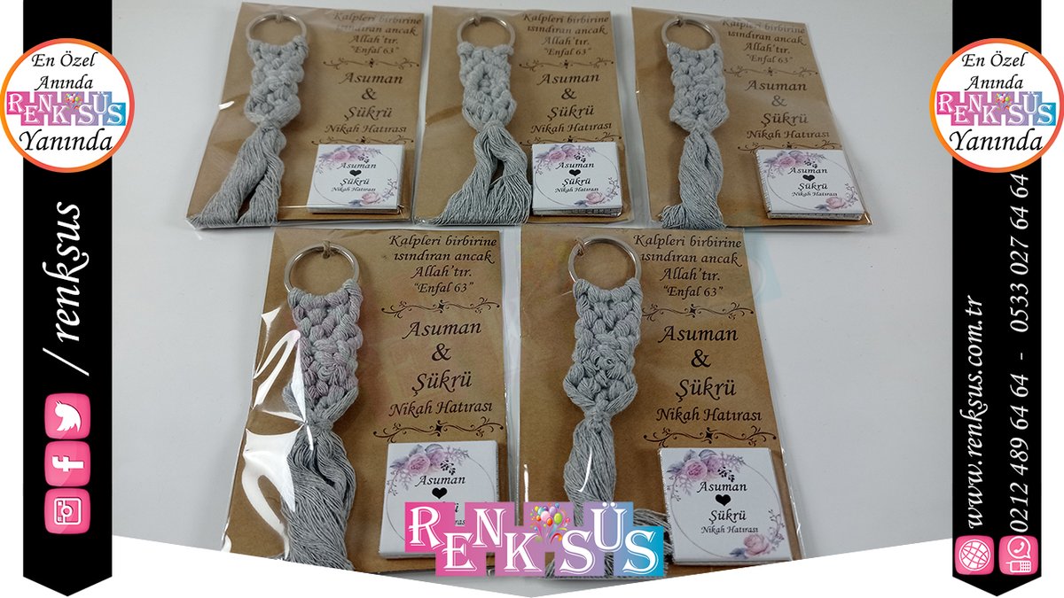 renksus's tweet photo. Asuman &amp; Şükrü çiftimizin #Nikah'ı için hazırladığımız, #Çikolata'lı #Anahtarlık setini teslim ettik. Çiftimize ömür boyu mutluluklar dileriz...

#renksus #renksüs #Kahve #KraftNikahŞekeri #NikahŞekeri #Dağıtmalık #SüslüAnahtarlık #YenibosnaRenkSus

https://t.co/hgiOfthVYC https://t.co/VE7YPCGiEO