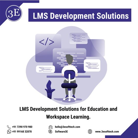 Software3E's tweet image. Are you looking for LMS Development Solutions?

We offers a complete range of #LMSDevelopmentSolutions for Education &amp;amp; Workspace learning

Connect Us
Email: connect@3esofttech.com
Call: +91 7290 970 980
WhatsApp: +91 99168 32878
Skype: software3E

#LMS #LMSDevelopment #Software3E