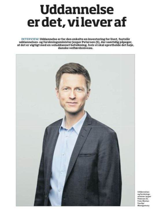 Hørt <a href="/Jesper_Pet/">Jesper Petersen</a>! Det er nemlig ikke nogen dum ide som ung at tænke over, hvad man vil uddanne sig til, og hvad man vil som menneske👏Måske blive lærer, pædagog, socialrådgiver eller sygeplejerske og hver dag gøre en forskel for andre? #dkpol #uddpol