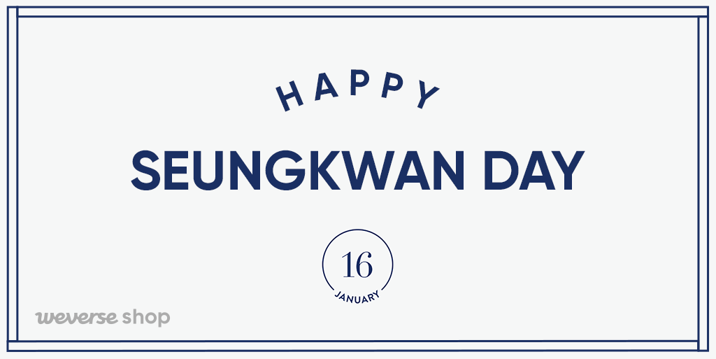 weverseshop's tweet photo. HAPPY SEUNGKWAN DAY🎉
#SEVENTEEN の愛されっ子、SEUNGKWANの誕生日を祝うBirthday PACKAGEをご用意しました🎁
1月16日の特別な記念になる、SEUNGKWANの姿入りの様々な商品を要チェック！

USA👉https://t.co/4KAHmfclmg https://t.co/e3fHIe07gt
