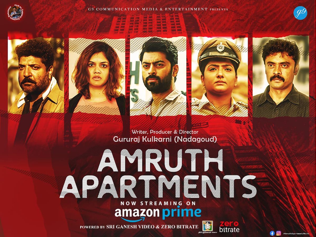 playkannada's tweet photo. An edge of the seat thriller to entertain you all! Watch Amruth Apartments on Amazon Prime.

@PrimeVideoIN

#AmruthApartments 👉https://t.co/UFZlEBCaV7

#TarakPonnappa #ManasaJoshi #Urvashi #GurudevKulkarni #StreamingonAmazon #PrimeVideo   #PlayKannada https://t.co/mg5V7p0c5y