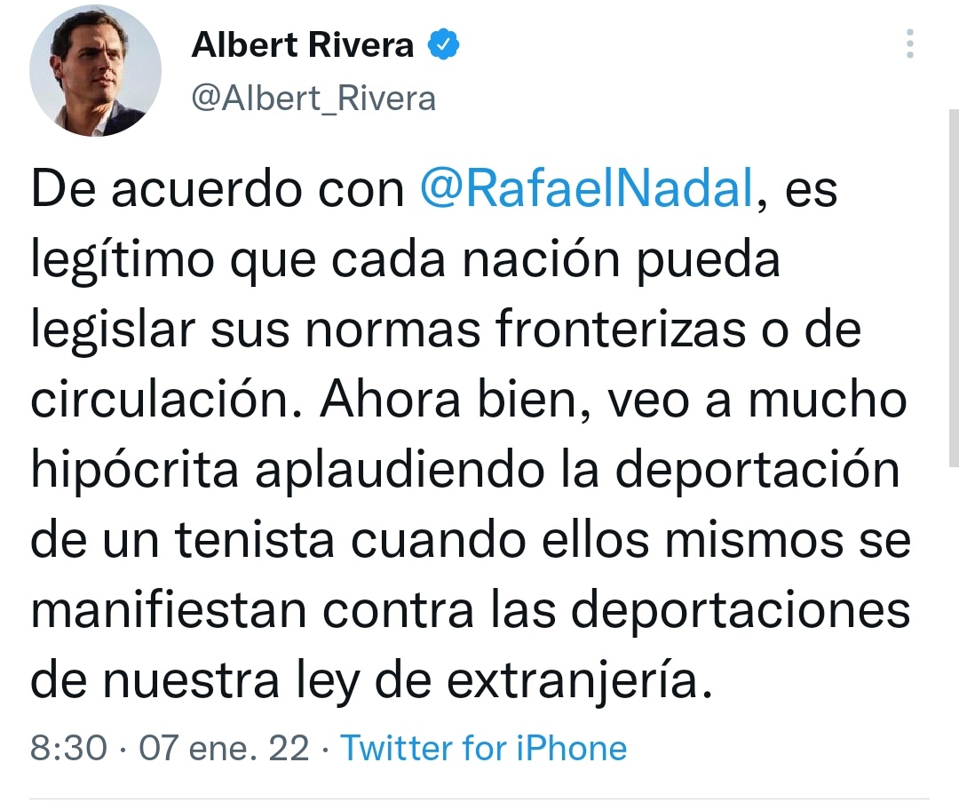 Qué poco se agradece a Pablo Iglesias que en 2016 no validara un gobierno pactado con este señor. Dónde estaríamos hoy.