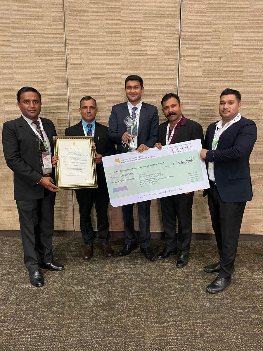 himachalpolice's tweet photo. #ProjectThirdEye
Evidence Based Policing using CCTV Surveillance Matrix of Police District Baddi was conferred National eGovernance Silver Award under District Level Initiatives with cash reward of Rs 1 Lakh in Hyderabad today.
👇👇👇
https://t.co/fYMhnSLdco https://t.co/lW2enEwcCe